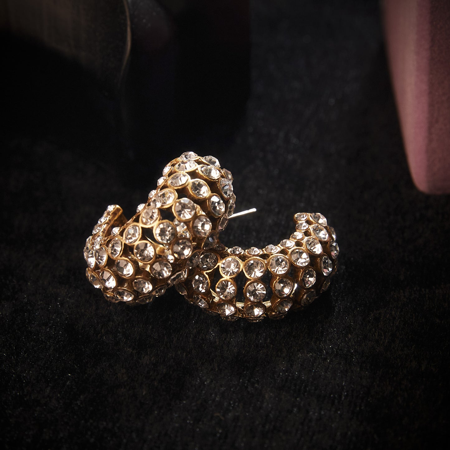 Refined Swarovski Crystal Copper Alloy Earrings  KK-91484