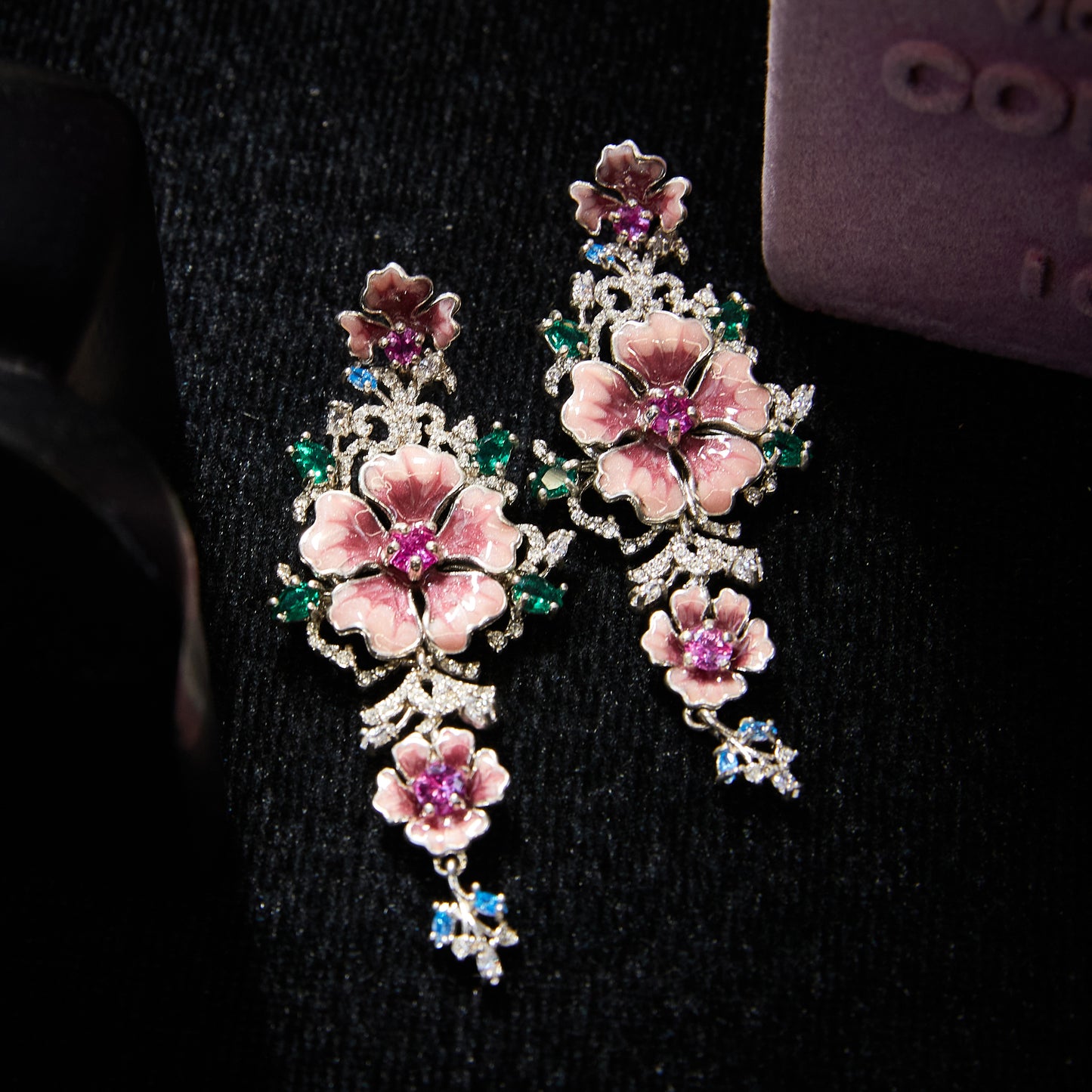 Refined Swarovski Crystal Copper Alloy Earrings  KK-JB0025