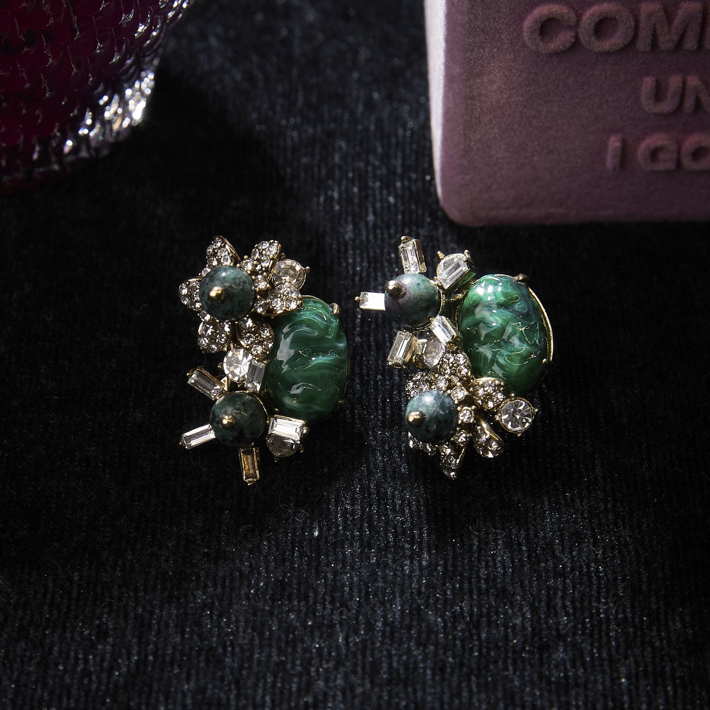 Refined Swarovski Crystal Copper Alloy Earrings  KK-91169