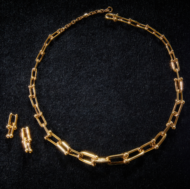 Elegant Copper Alloy Necklace & Earrings Set  KK-92213