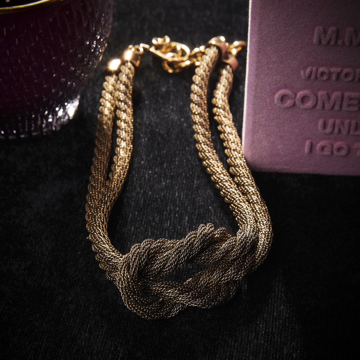 Refined Elegant Copper Alloy Necklace KK-91310