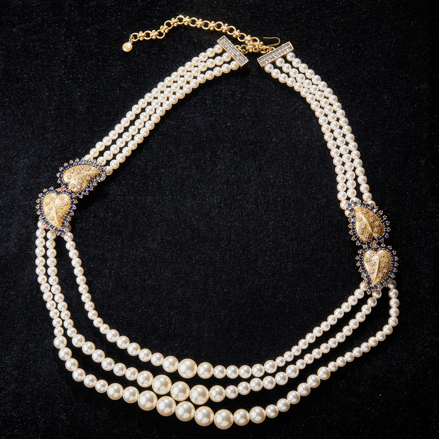 Elegant Copper Alloy Pearl-Imitation Necklace KK-JB0108