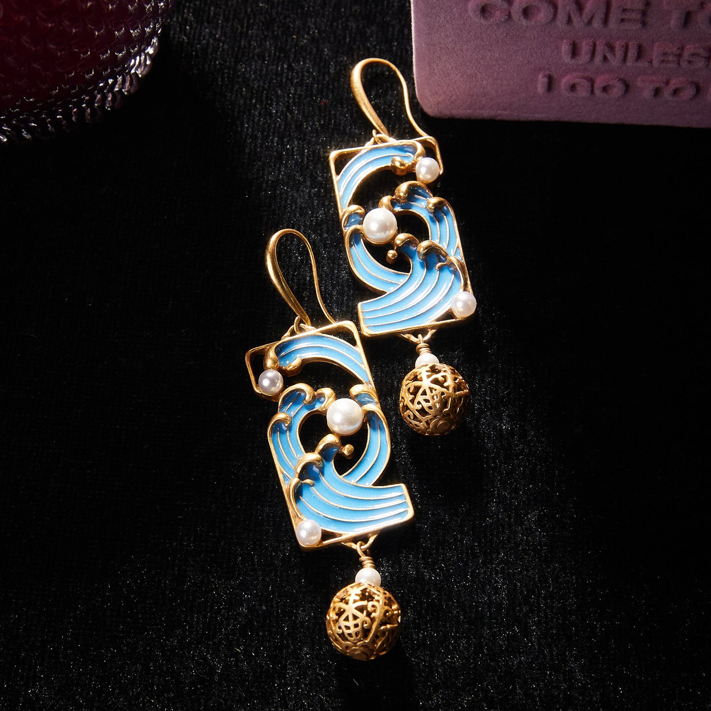 Elegant Copper Alloy Earrings  KK-9322