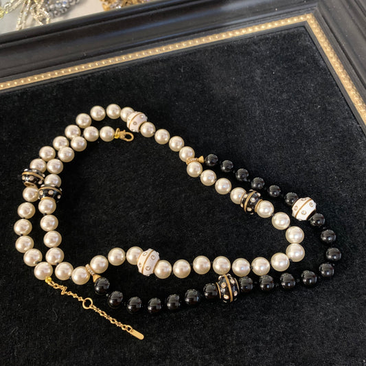 Refined Swarovski Crystal Copper Alloy Pearl-Imitation Necklace KK-92119