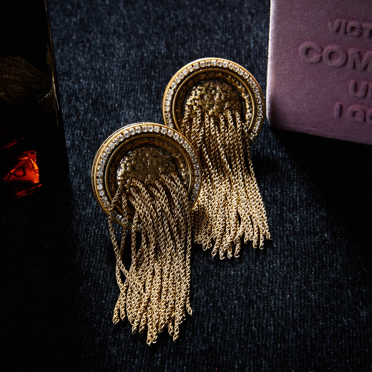 Refined Swarovski Crystal Copper Alloy Earrings  KK-92006