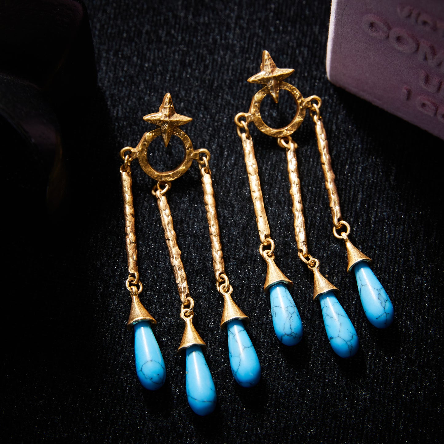 Elegant Copper Alloy Earrings KK-9251