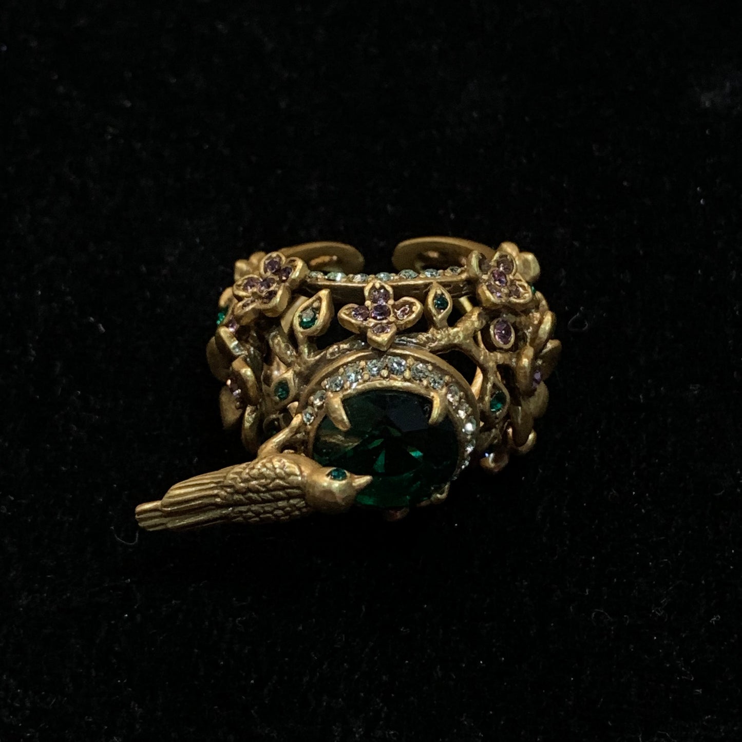 Refined Swarovski Crystal Copper Alloy Ring KK-JK0048