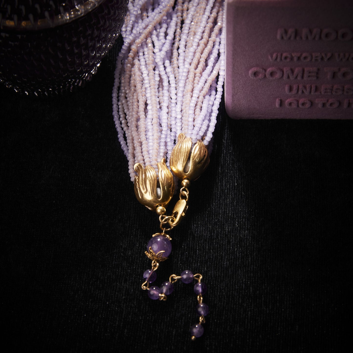 Timeless Swarovski Crystal Copper AlloyNecklace KK-91308