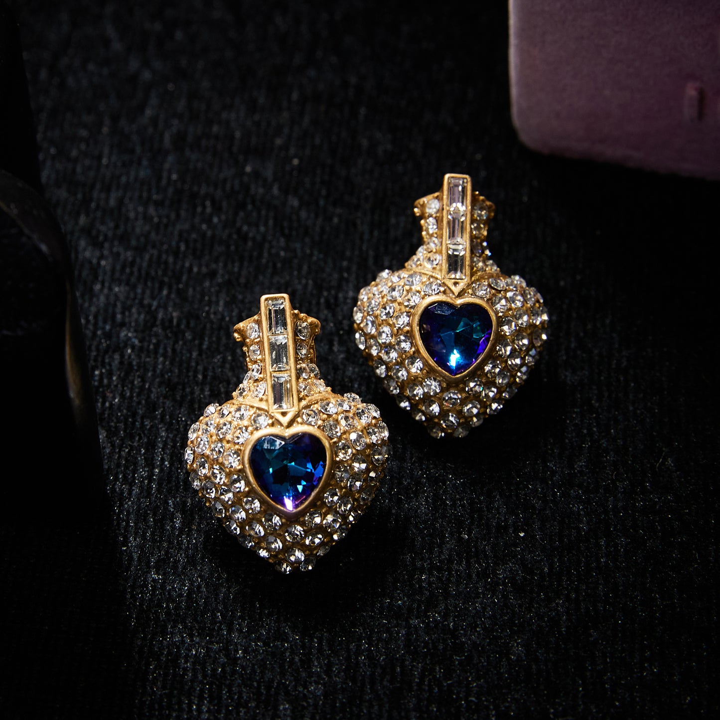 Sparkling Swarovski Crystal Copper Alloy Earrings KK-JB0012