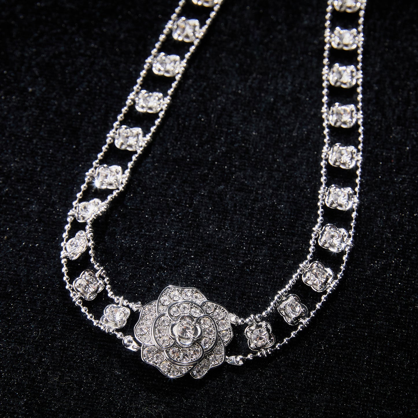 Elegant Copper Alloy Necklace KK-JB0171