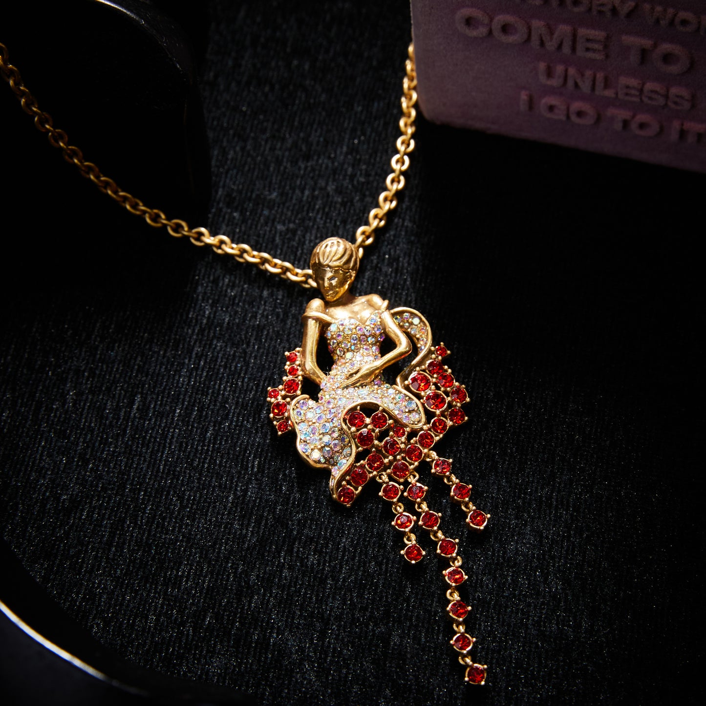 Refined Swarovski Crystal Copper Alloy Necklace  Necklace