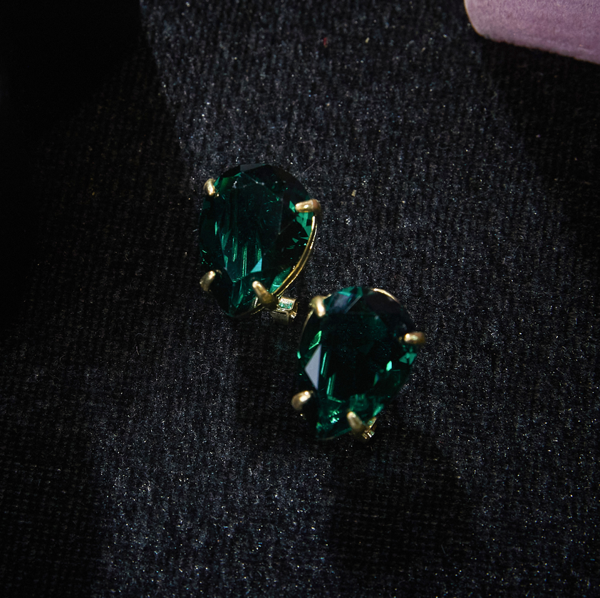 Swarovski Crystal Y-Shaped Chain Copper Alloy Jewelry Set KK-JB0069