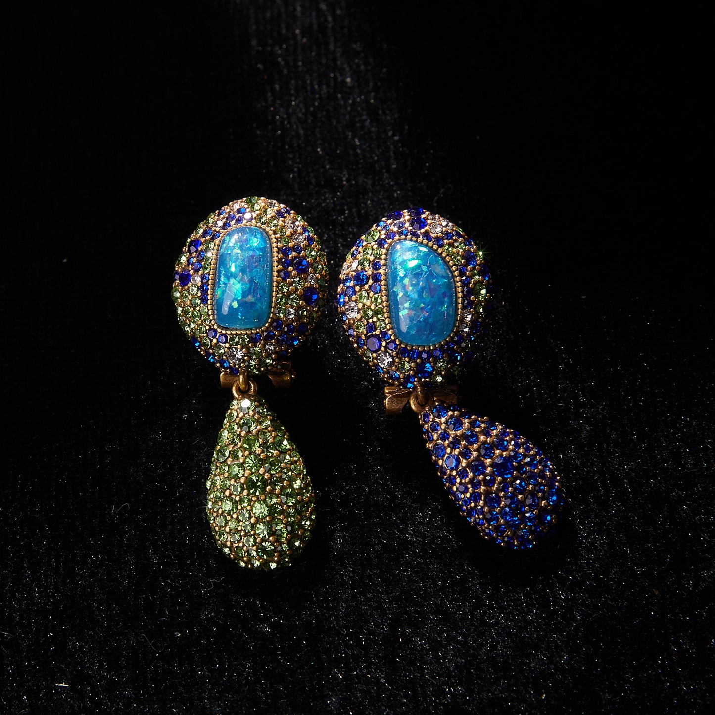 Refined Swarovski Crystal Copper Alloy Earrings  KK-91043