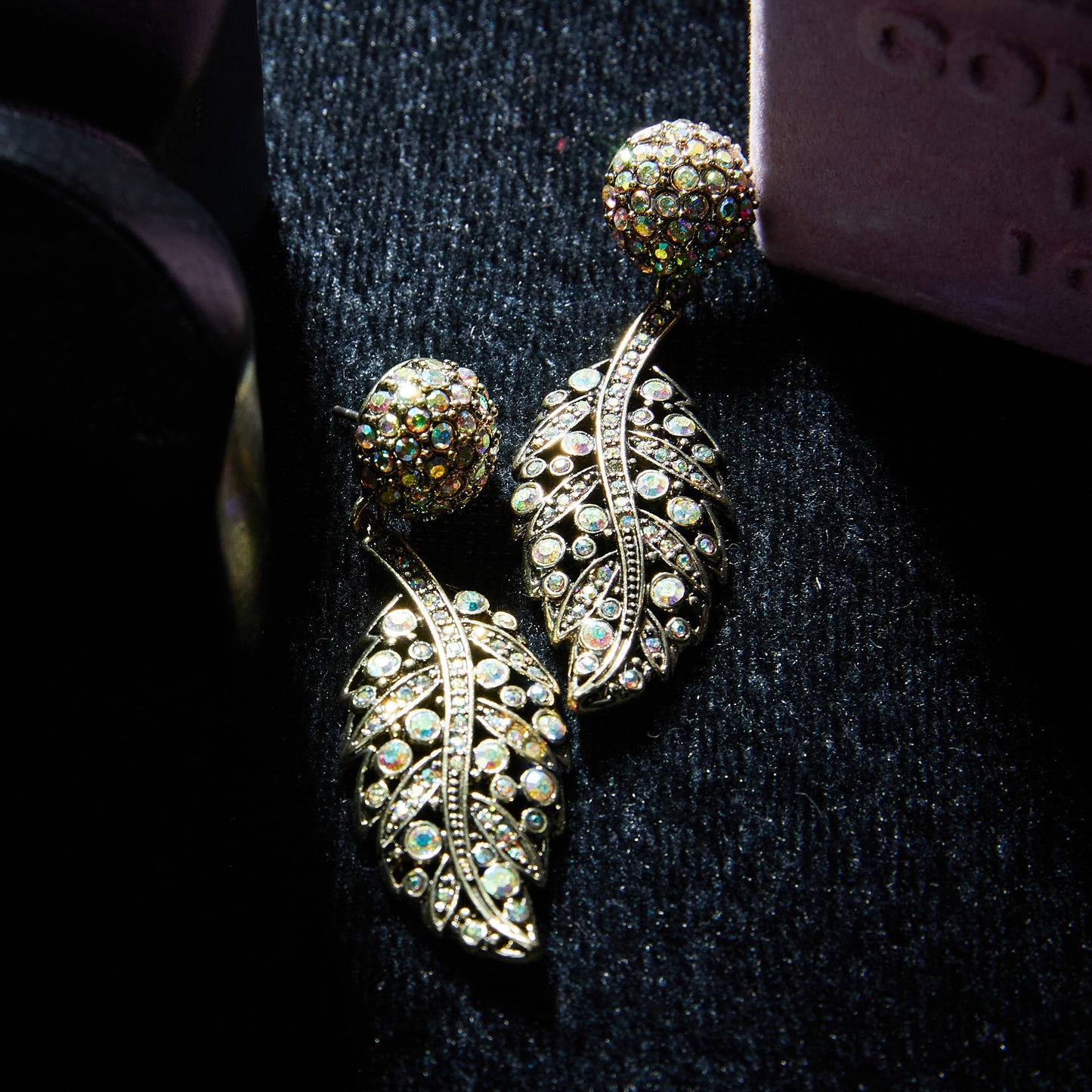 Refined Swarovski Crystal Copper Alloy Earrings  KK-91320