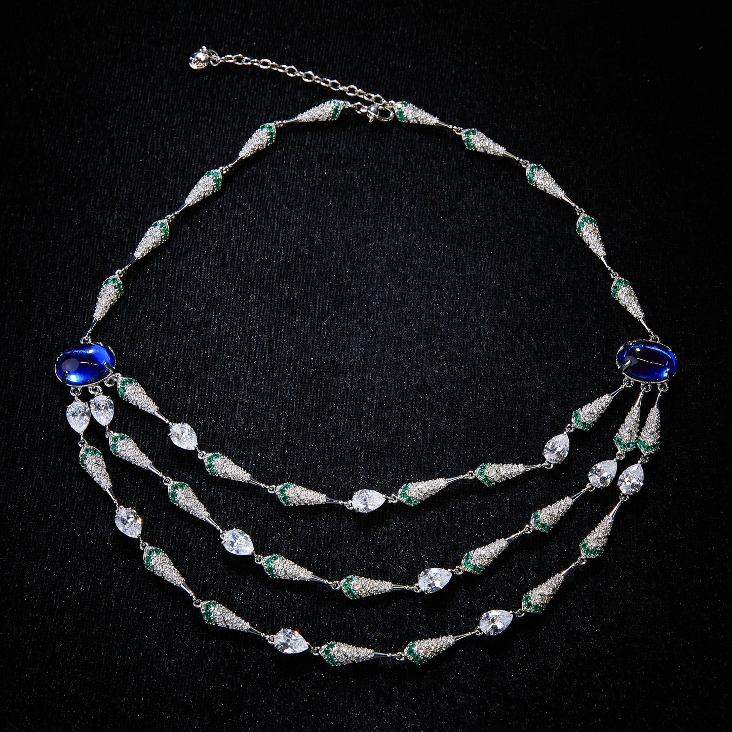 Sparkling Swarovski Crystal Copper Alloy Jewelry Set KK-JB0029