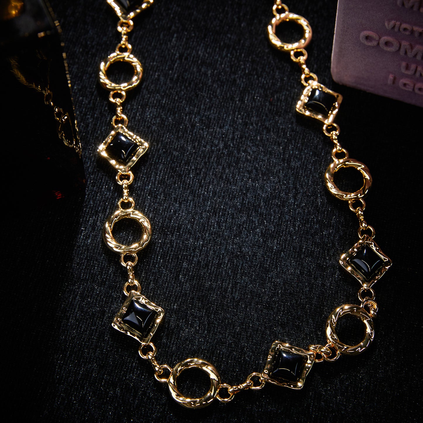 Sparkling Swarovski Crystal Copper Alloy Necklace KK-JB0055