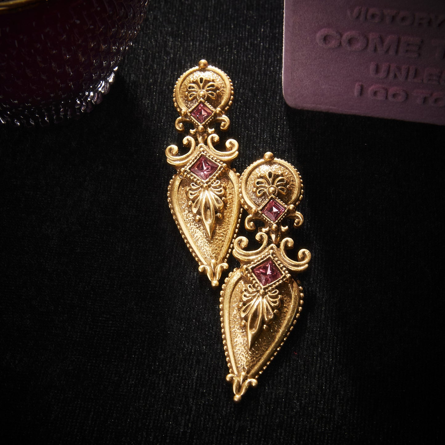 Sparkling Swarovski Crystal Copper Alloy Earrings KK-9306