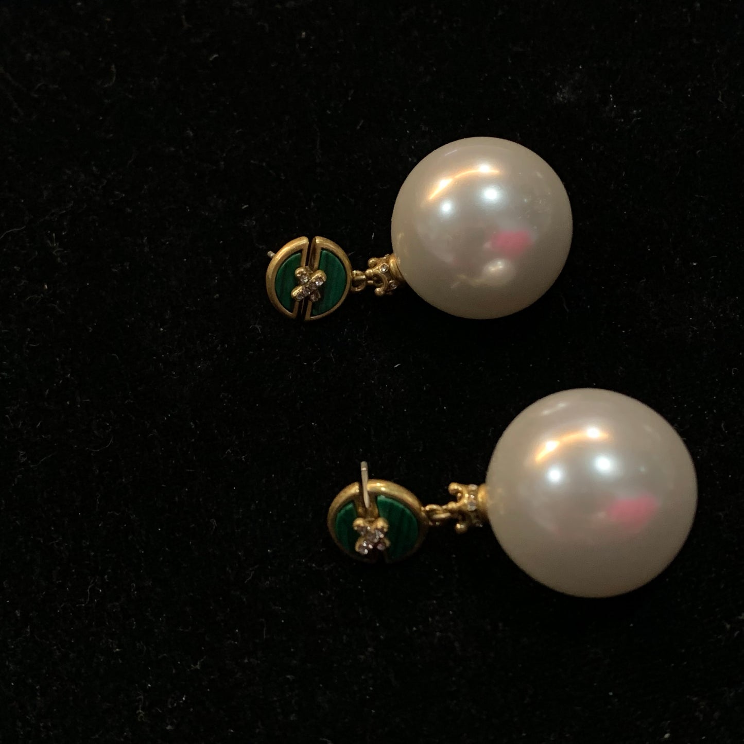 Elegant Copper Alloy Pearl-Imitation Earrings KK-JK0039