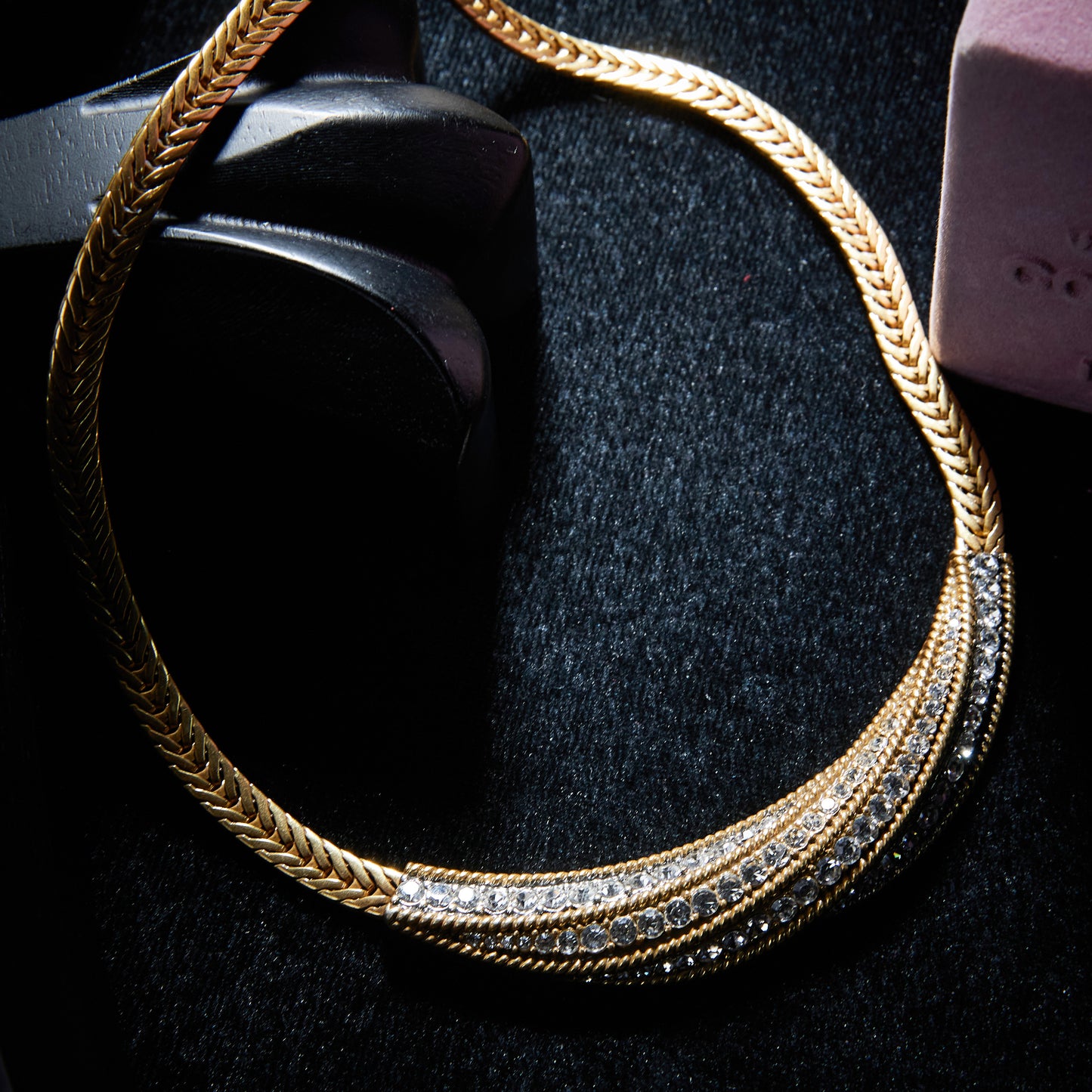 Elegant Swarovski Crystal Copper Alloy Necklace KK-91244