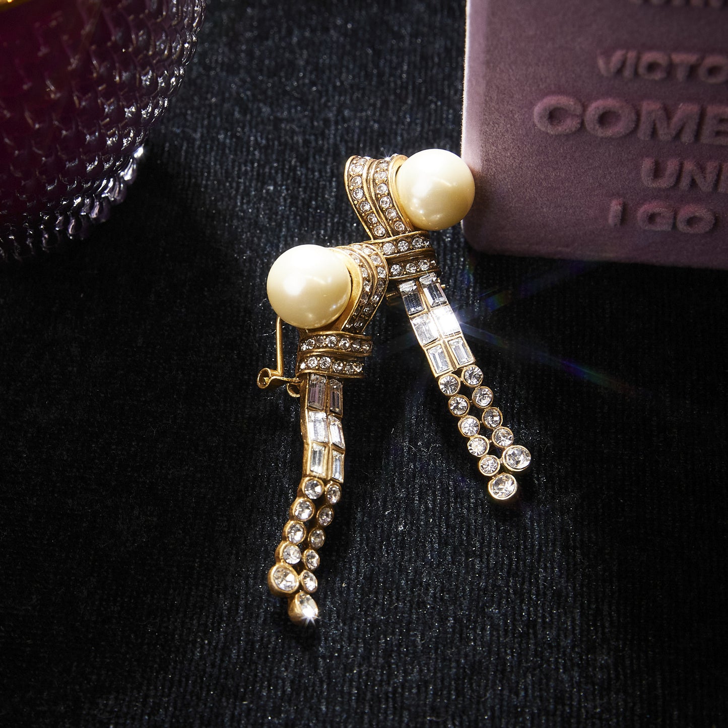 Elegant Copper Alloy Pearl-Imitation Earrings   KK-9801