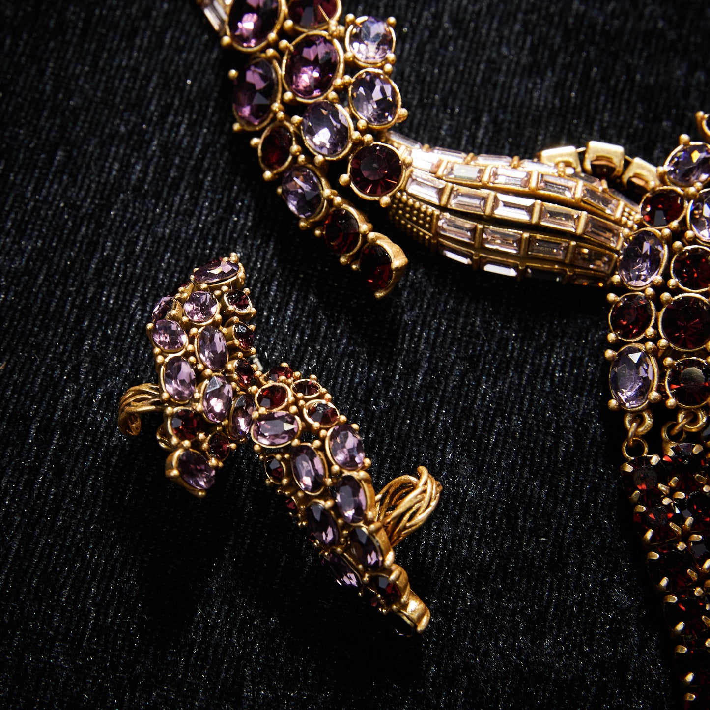 Timeless Swarovski Crystal Copper Alloy  Jewelry Set KK-JB0152