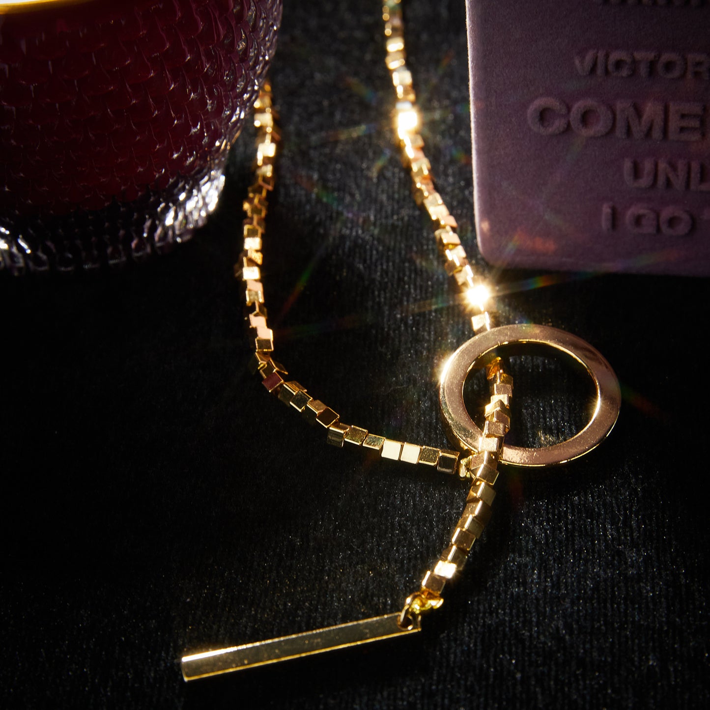 Sparkling Swarovski Crystal Copper Alloy Necklace KK-91311