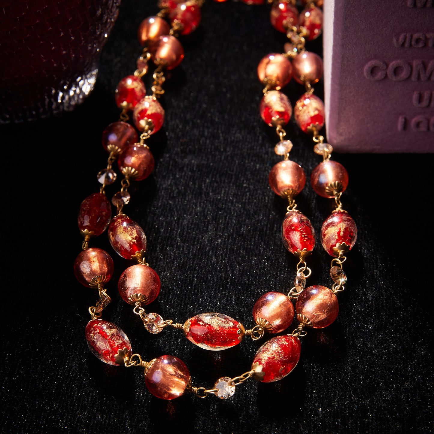 Refined Swarovski Crystal Copper Alloy Necklace KK-9125