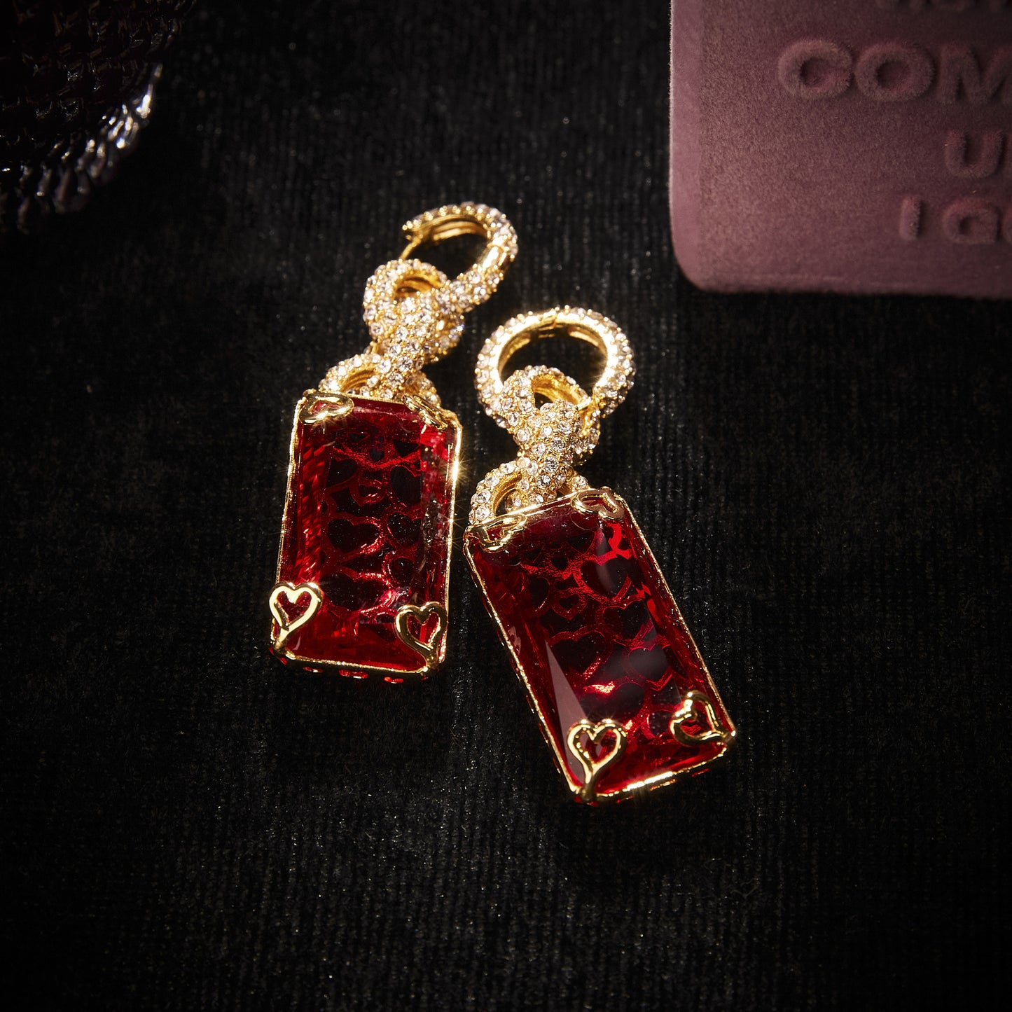 Refined Swarovski Crystal Copper Alloy Earrings  KK-91617