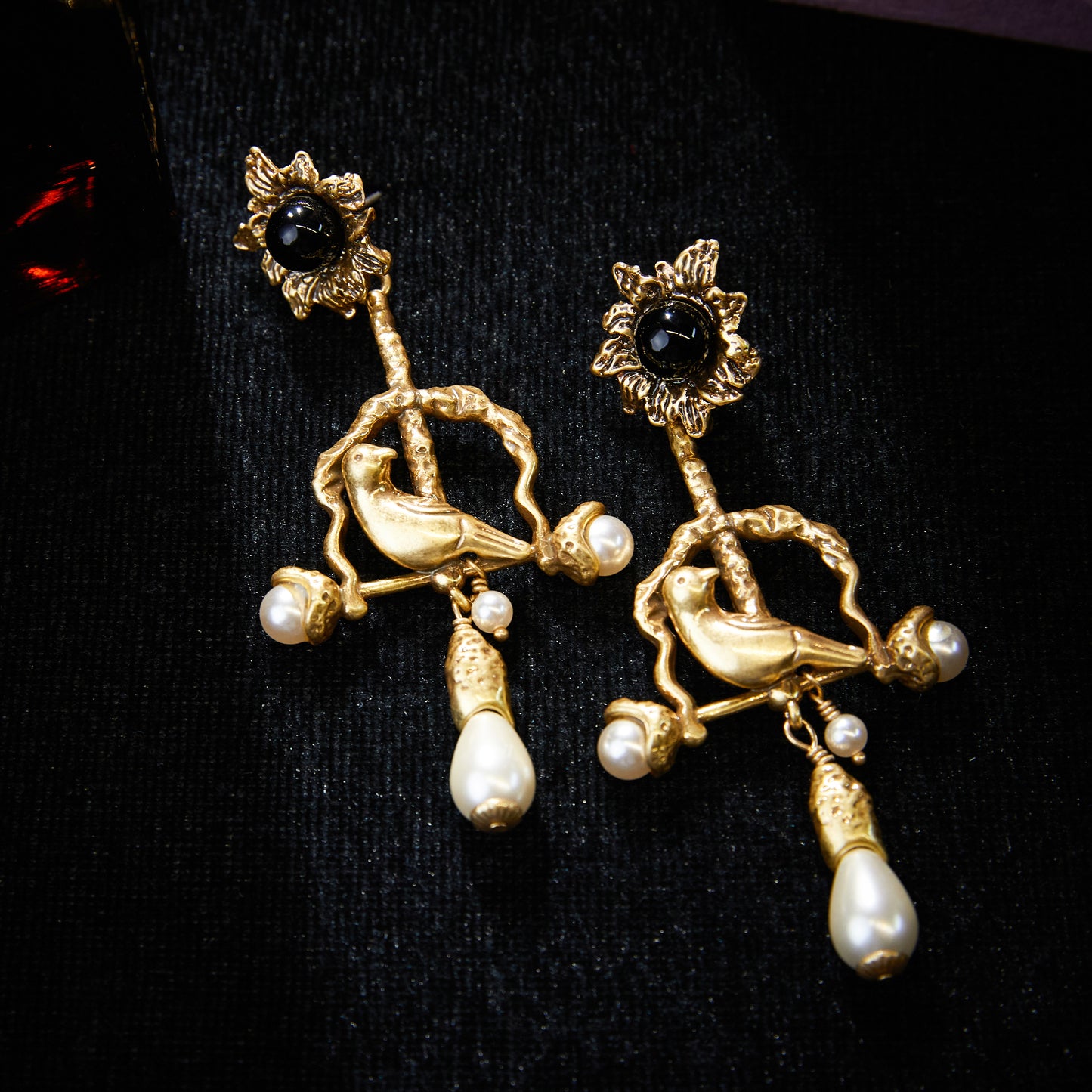 Elegant Swarovski Crystal Copper Alloy earl-Imitation Earrings KK-JB0222