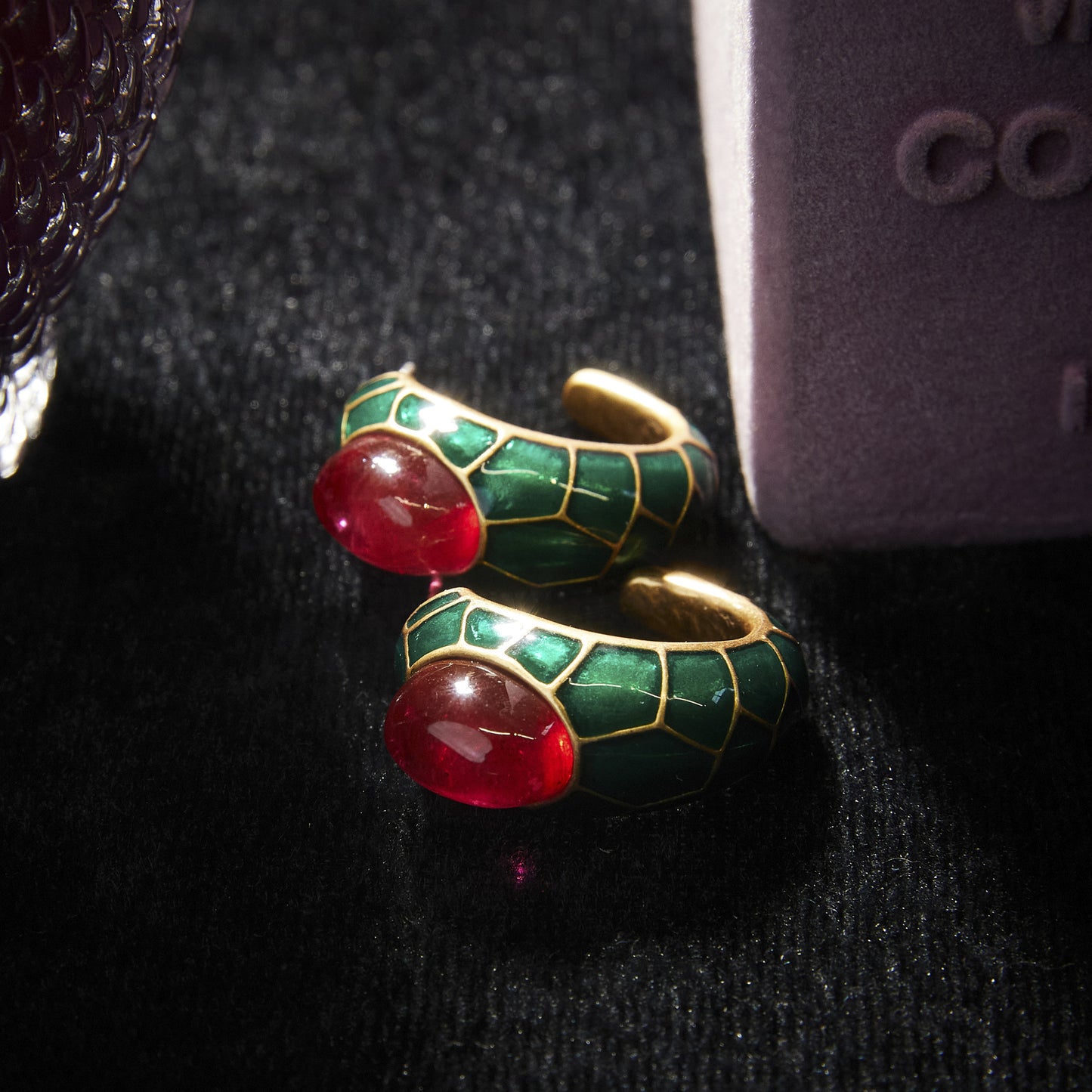 Refined Swarovski Crystal Copper Alloy Earrings   KK-8080