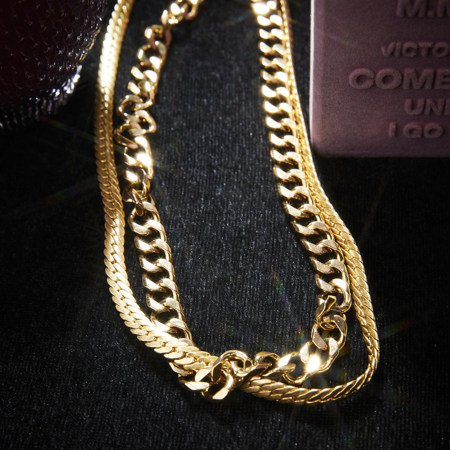 Refined Copper Alloy Necklace KK-9777