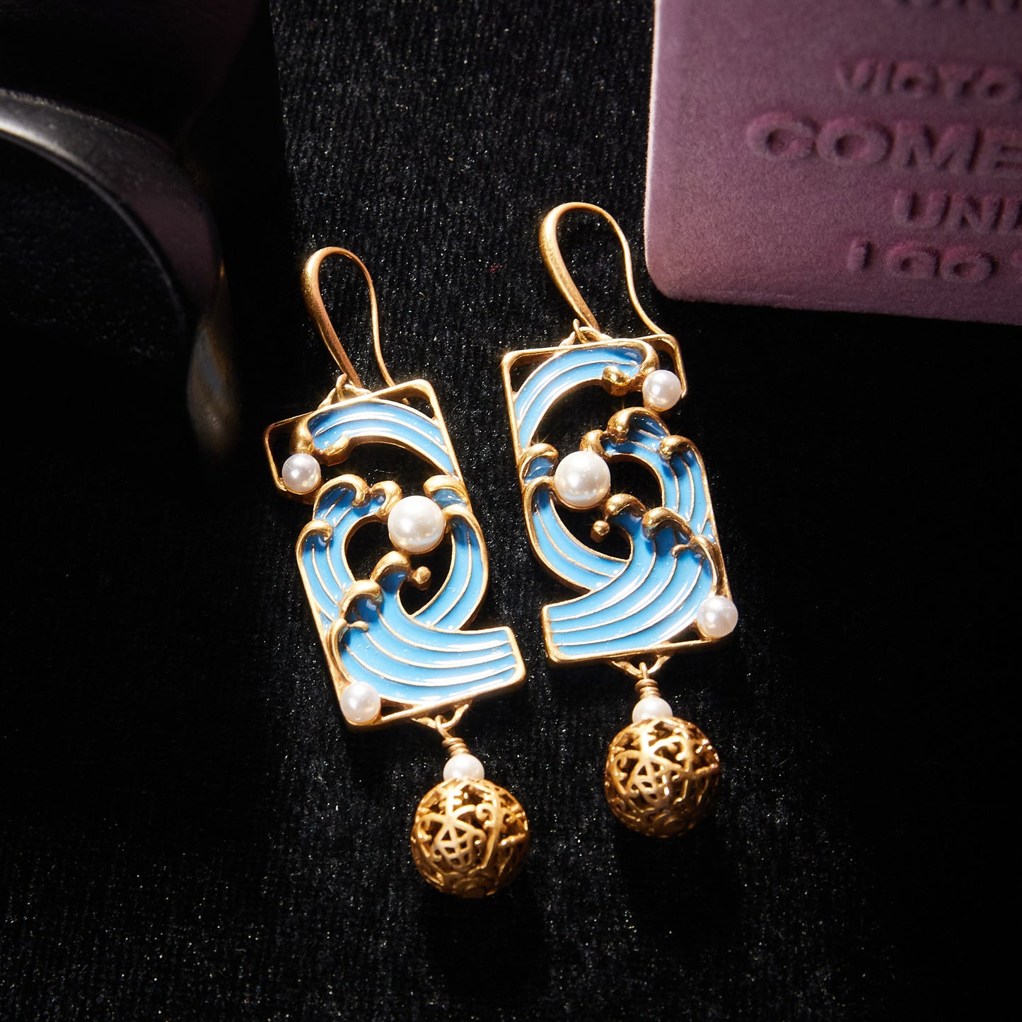 Elegant Copper Alloy Earrings  KK-9322