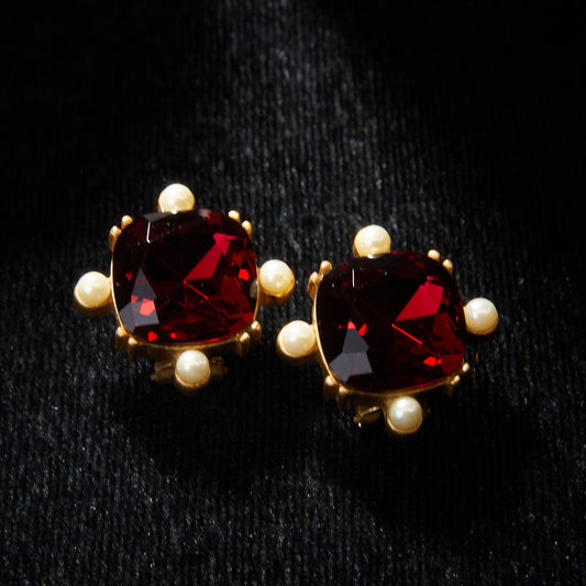 Elegant Copper Alloy Earrings  KK-91236