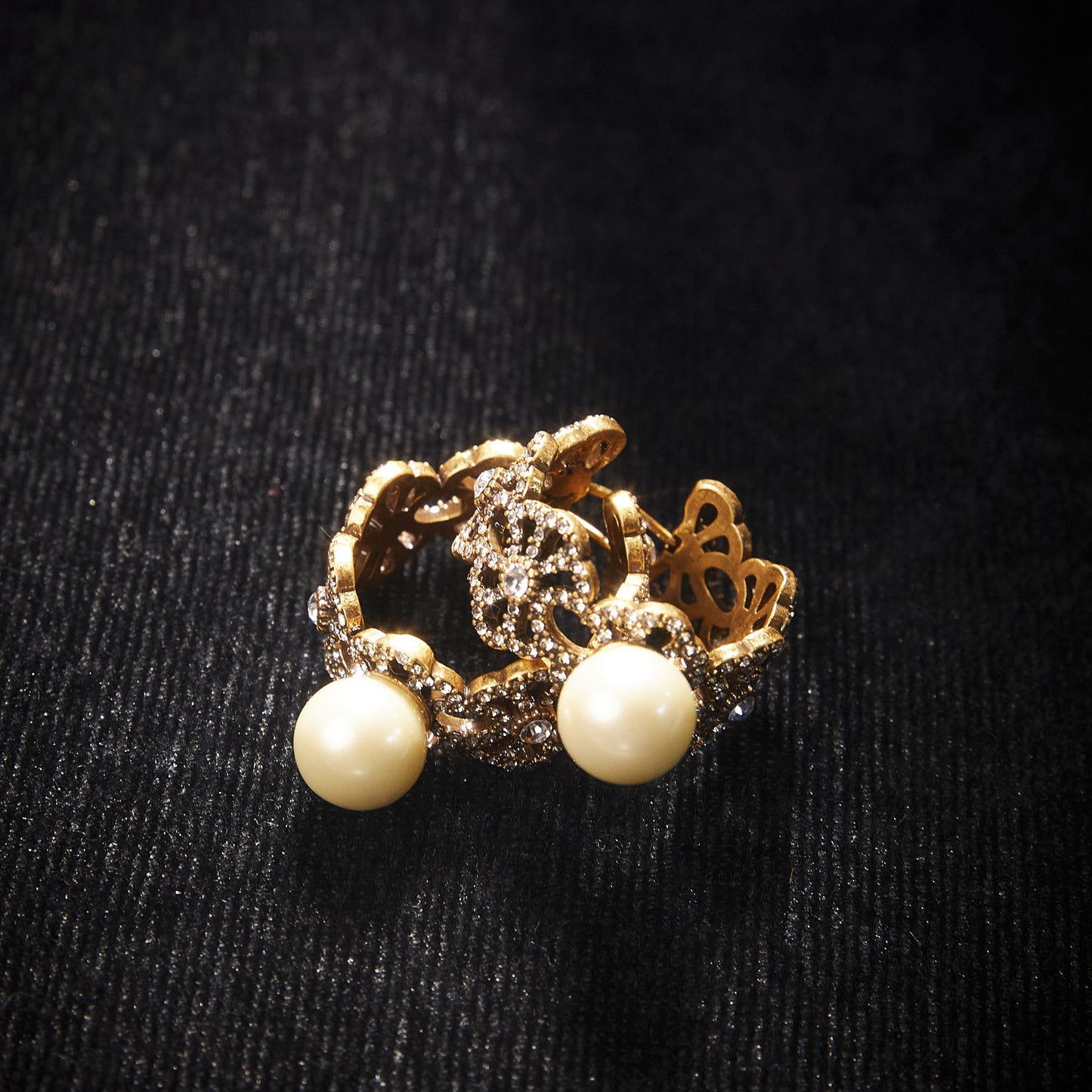 Swarovski Crystal Copper Alloy Pearl-Imitation KK-91659