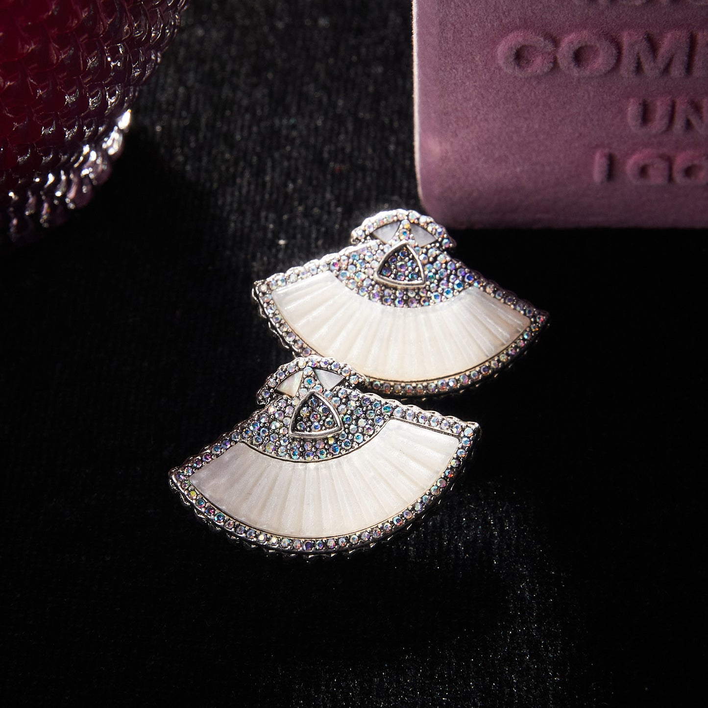 Refined Swarovski Crystal Copper Alloy Earrings  KK-9824