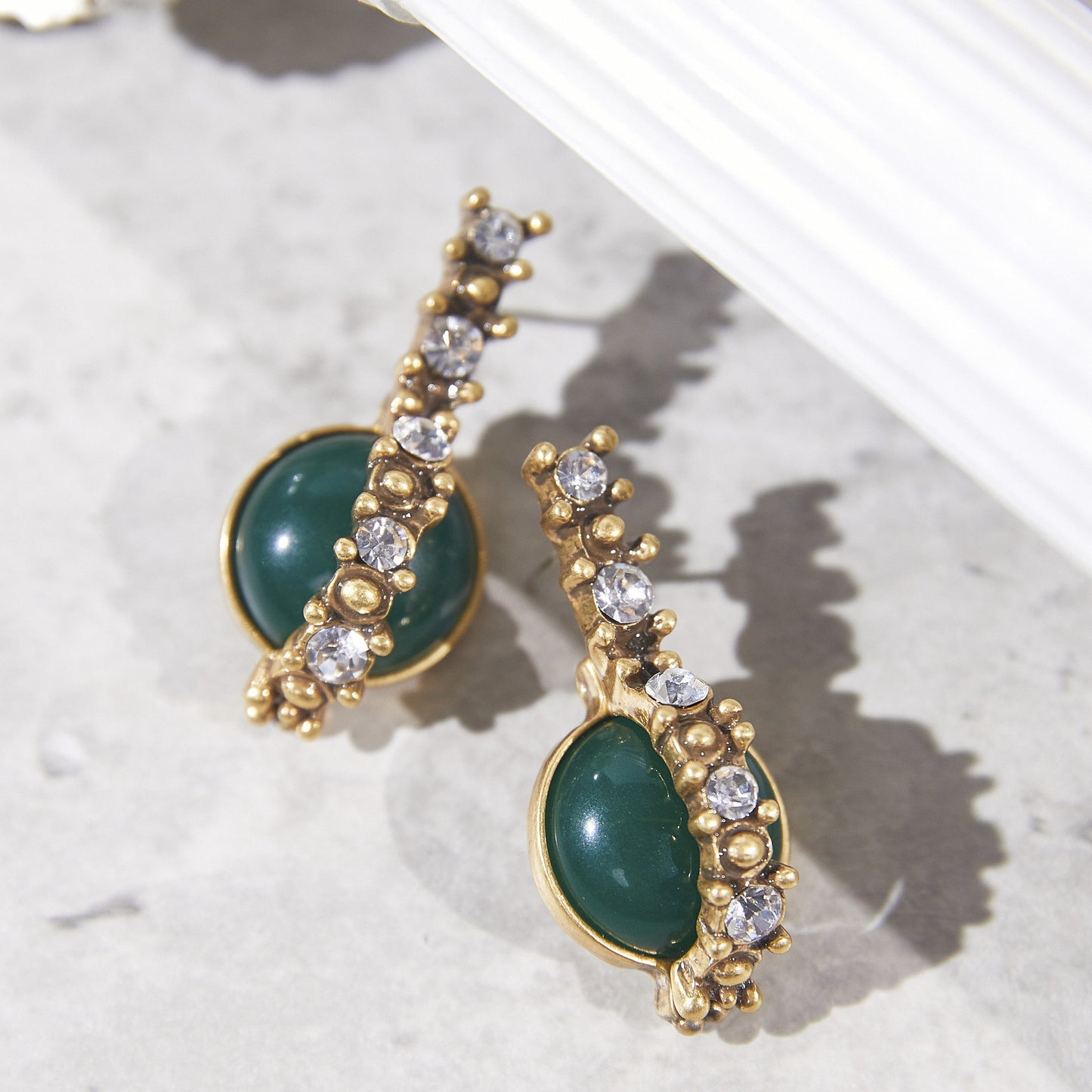 Timeless Swarovski Crystal Copper Alloy Earrings KK-8030