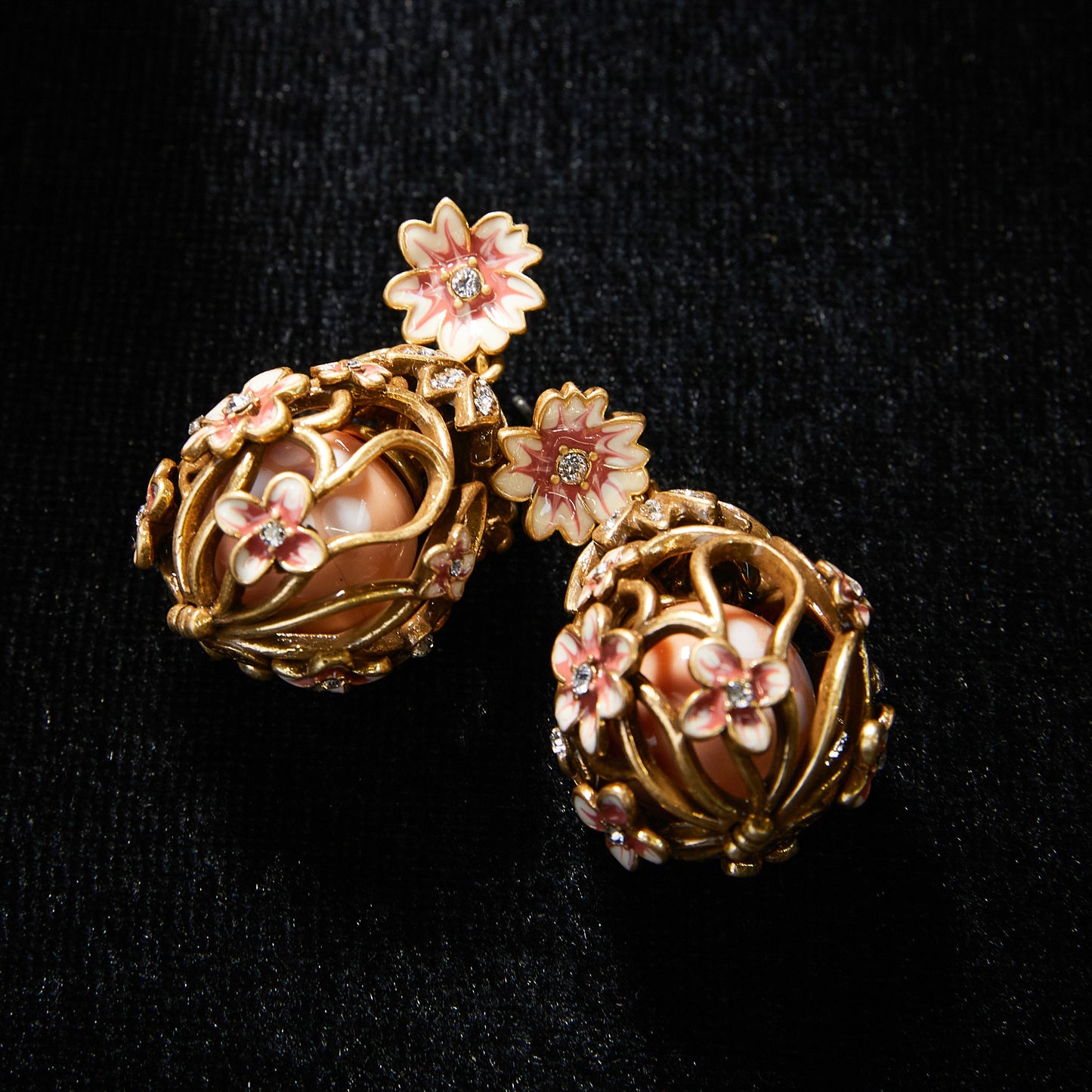 Refined Swarovski Crystal Copper Alloy Earrings KK-JB0096