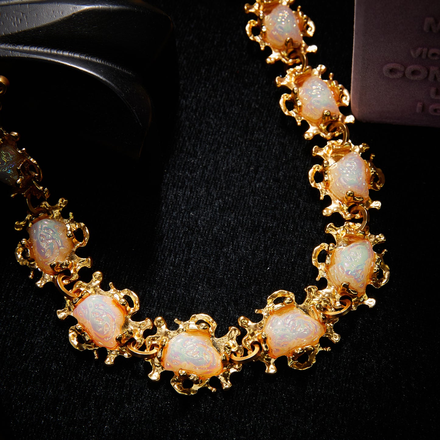 Refined Swarovski Crystal Copper Alloy Necklace KK-JB0146