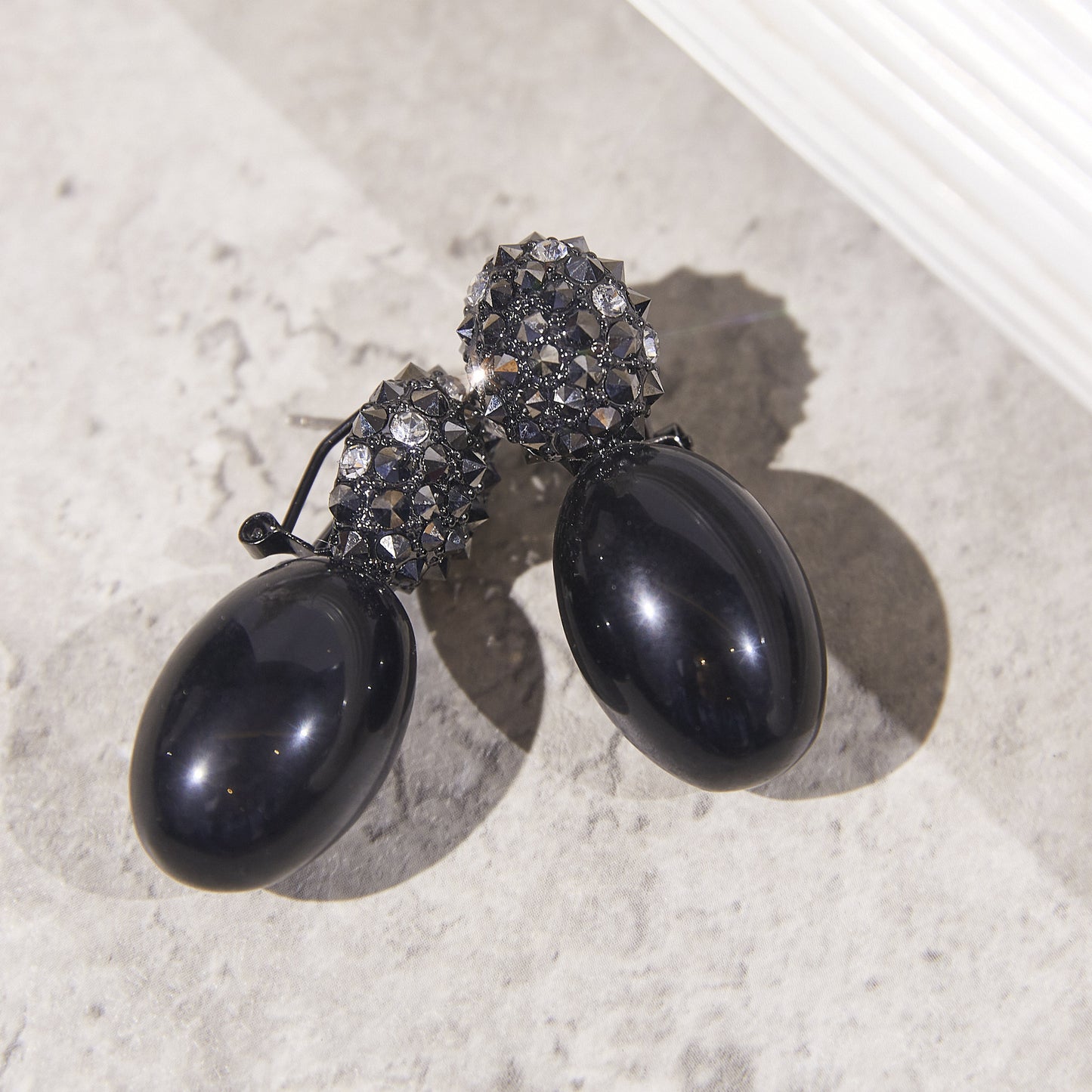 Refined Swarovski Crystal Copper Alloy Earrings  KK-9323