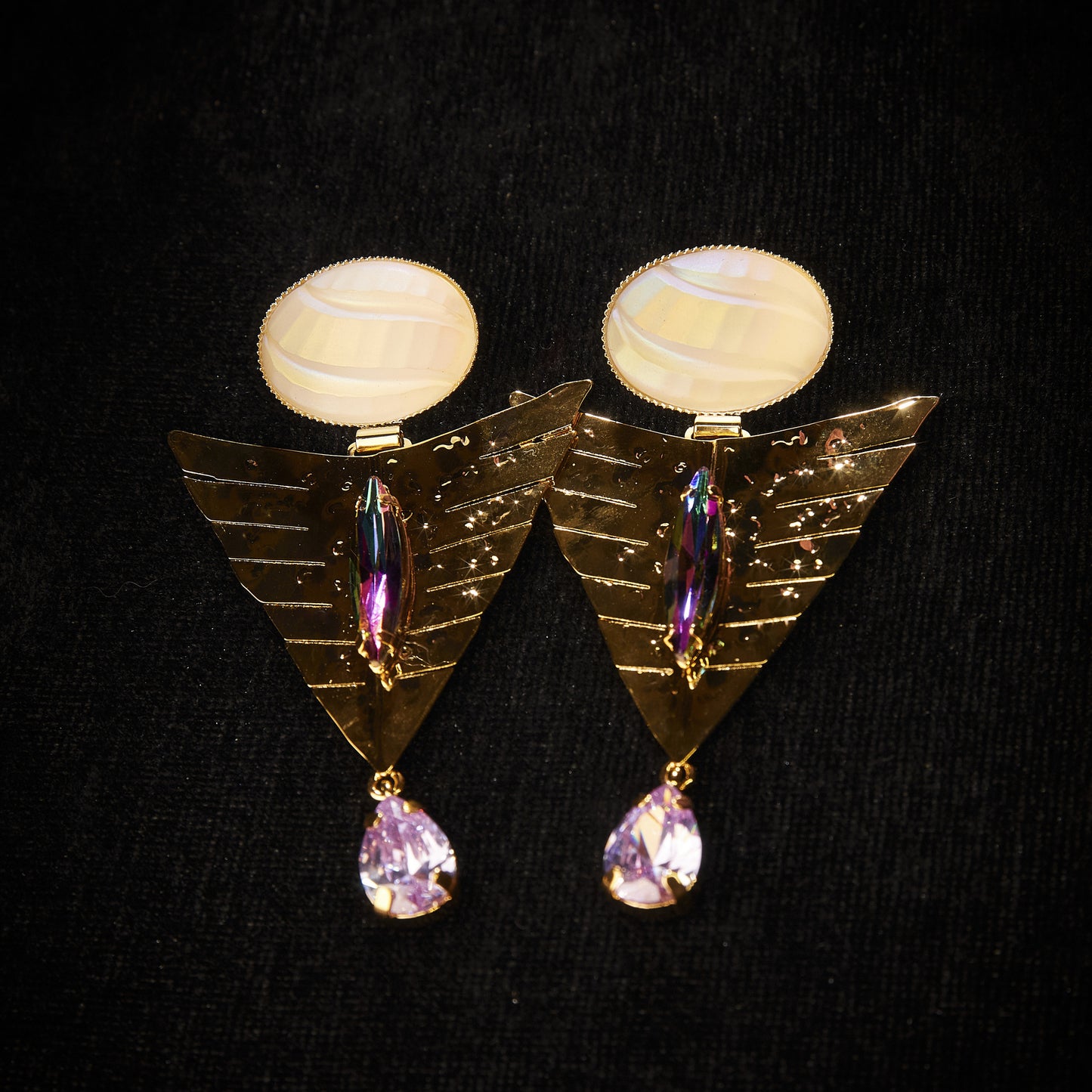 Refined Swarovski Crystal Copper Alloy Earrings KK-91661