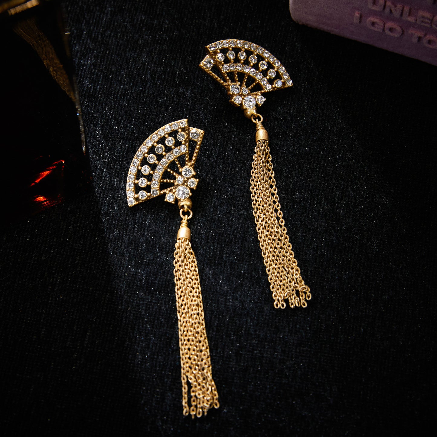 Elegant Copper Alloy Earrings  KK-JB0147