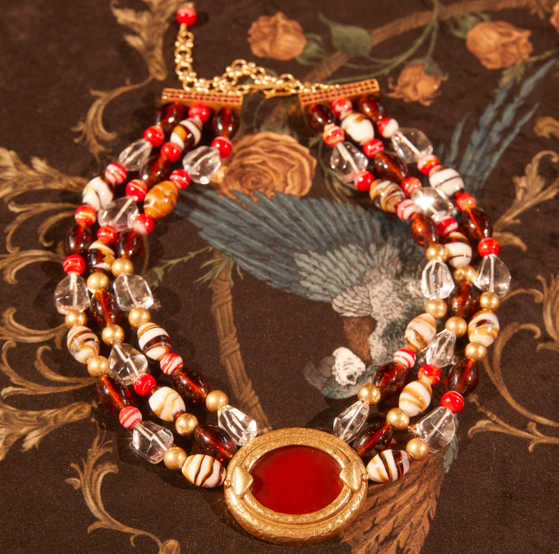 Refined Swarovski Crystal Copper Alloy Necklace & Earrings  KK-91386/91387