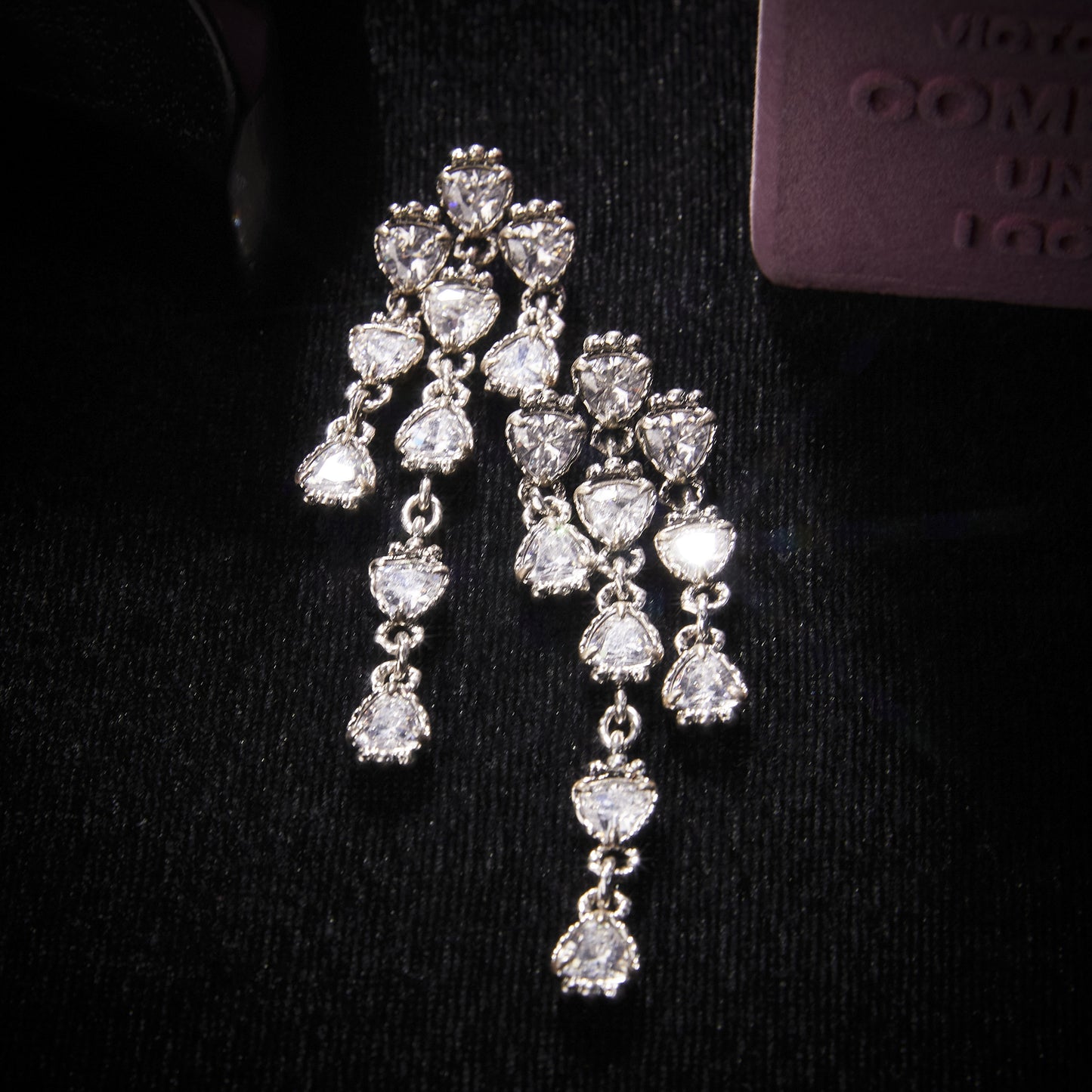 Refined Swarovski Crystal Copper Alloy Earrings  KK-91090