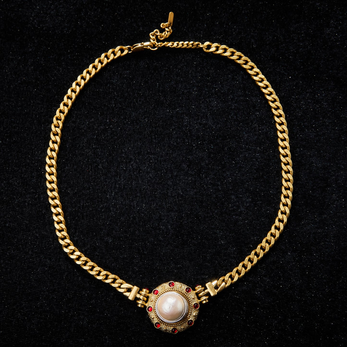 Copper Alloy Pearl-Imitation Necklace KK-JK0017