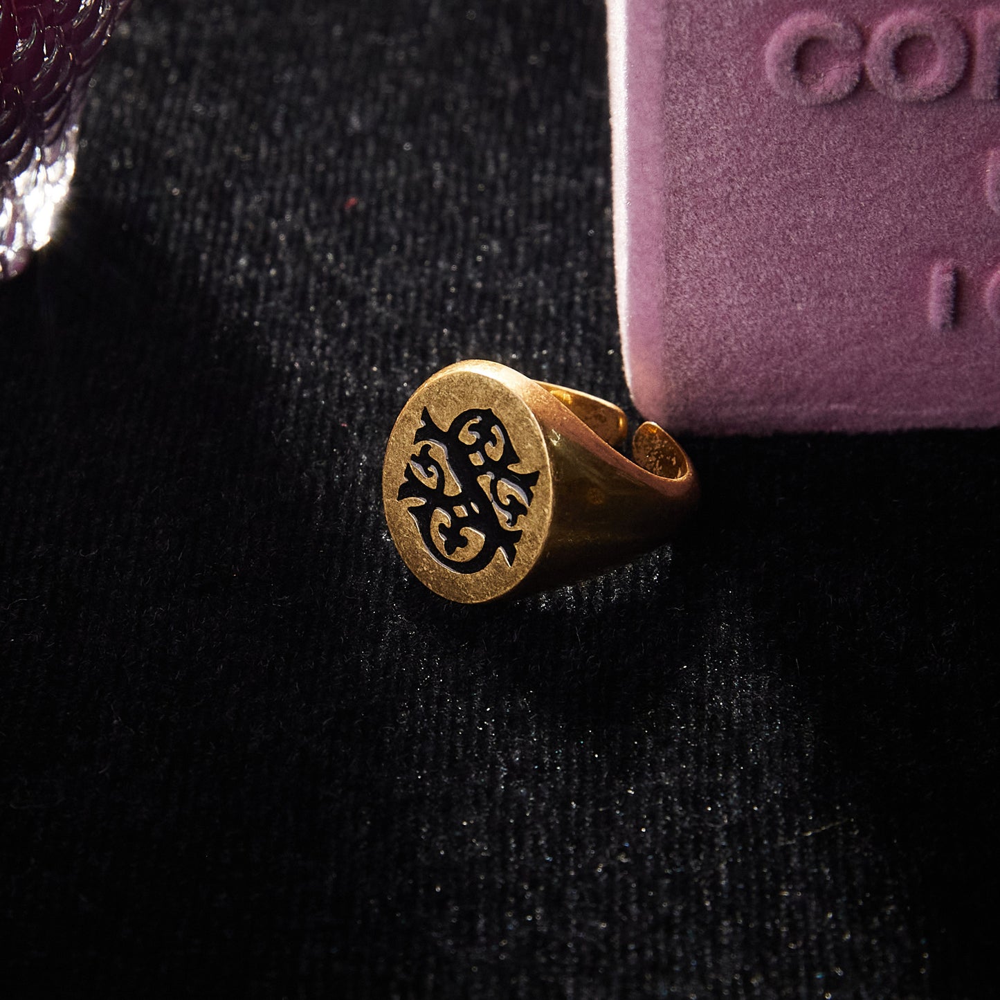 Crystal Copper Alloy Ring  KK-91112