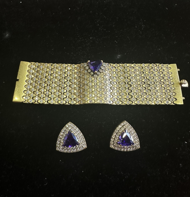 Timeless Swarovski Crystal Copper Alloy Jewelry Set KK-92153