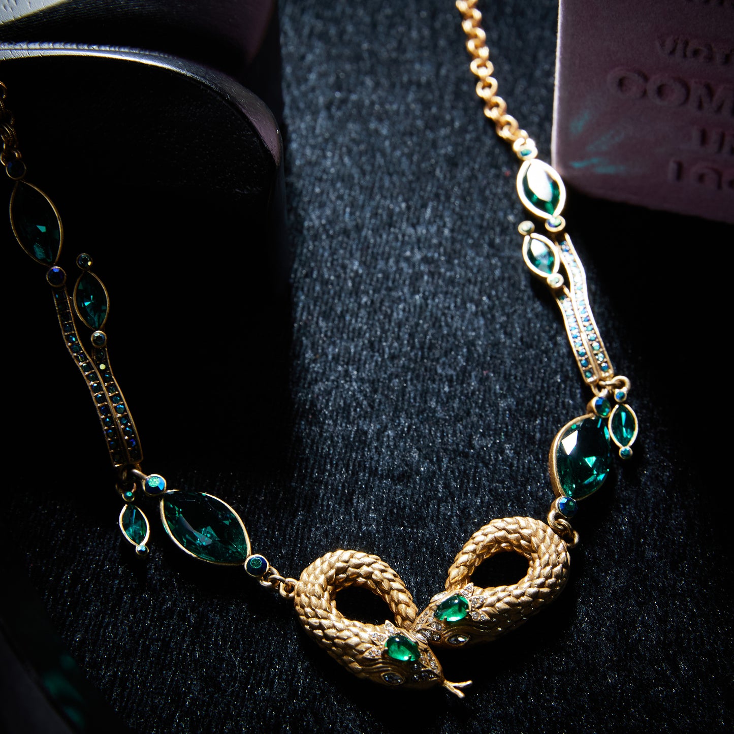 Refined Swarovski Crystal Copper Alloy Necklace & Earrings KK-91398/91399