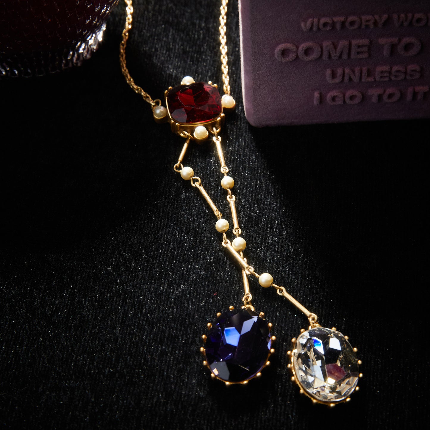 Refined Swarovski Crystal Copper Alloy earl-Imitation Necklace KK-91224