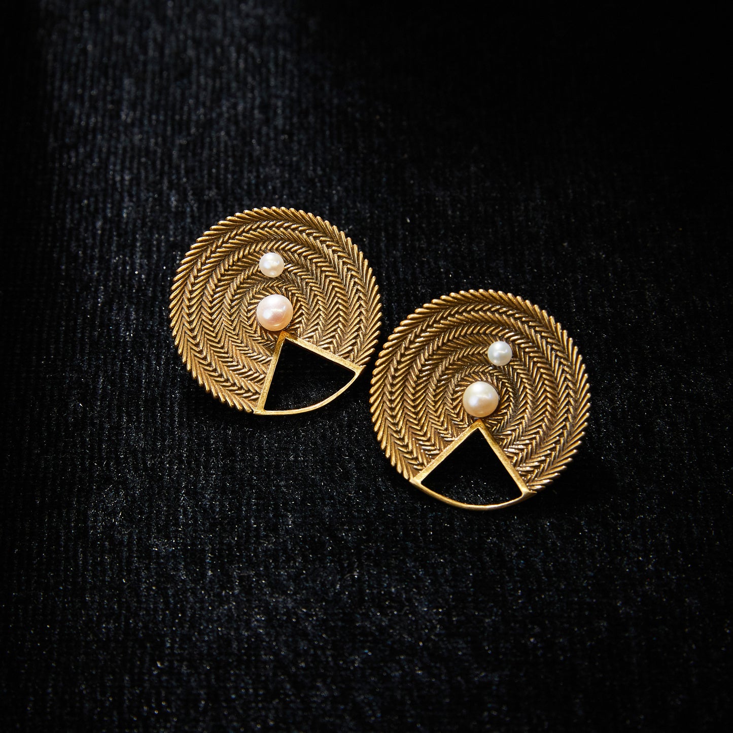 Elegant Copper Alloy Pearl-Imitation Earrings KK-JB0121