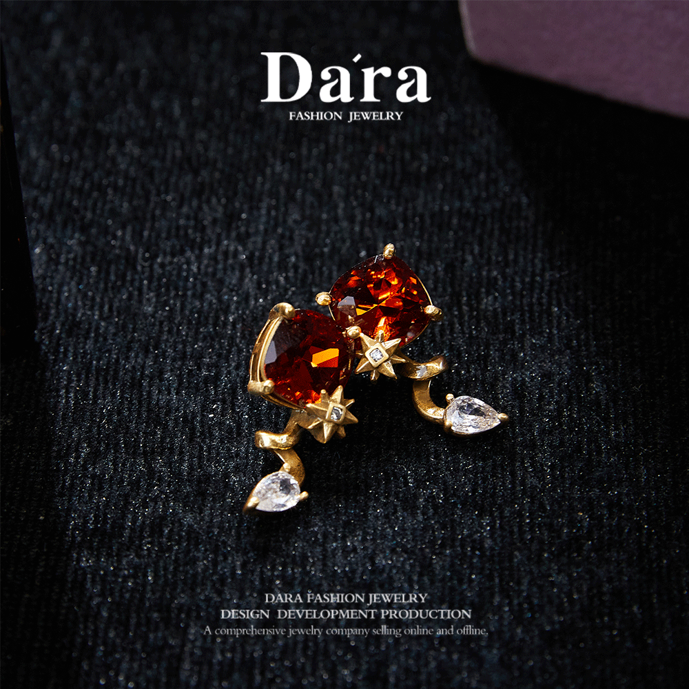 Elegant Copper Alloy Earrings  KK-JB0215